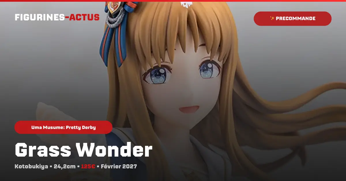 couverture article annonce précommande figurine Grass Wonder du fabricant Kotobukiya